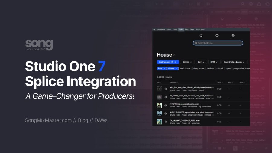 Studio One 7 Splice Integration is a Game-Changer for Music Producers